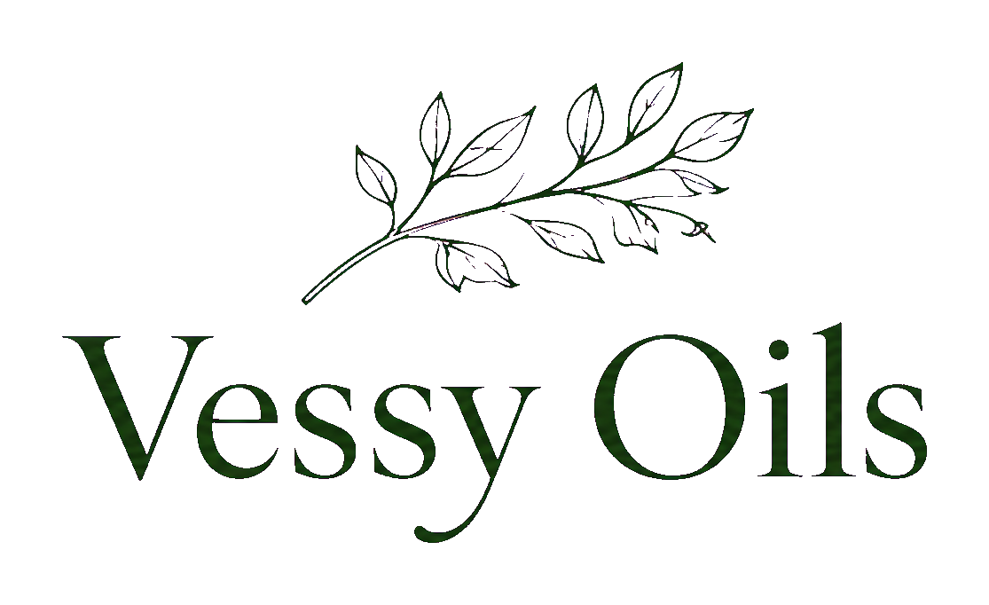 vessy oils logo branch transparent trimmed